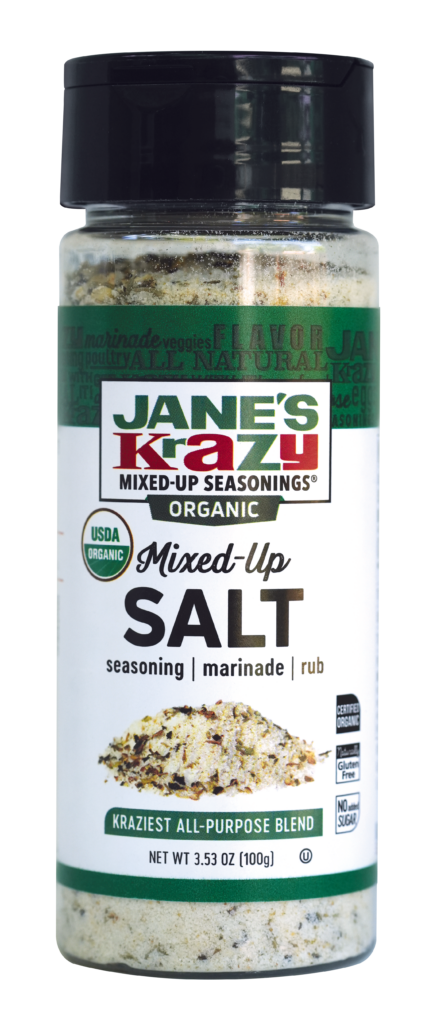 New! Organic Mixed-Up Salt Canister 3.53 oz - Jane's Krazy